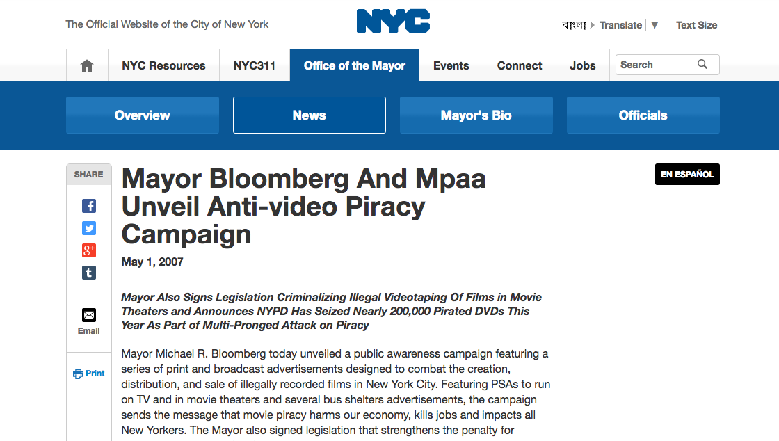 MPA Introducers New Anti-Piracy PSAs That Show Dangers To Users